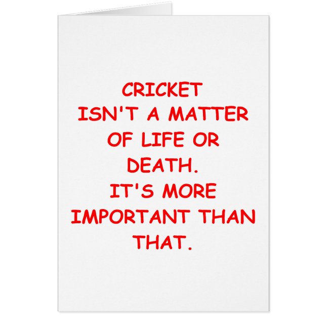 cricket (Voorkant)