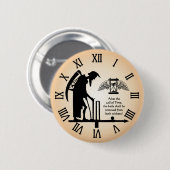 Cricket Badge Ronde Button 5,7 Cm (Voorkant /achterkant)