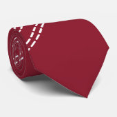 Cricket Ball Stitching Seam Cricketer Stropdas (Opgerold)