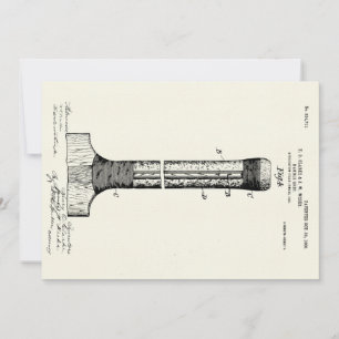 CRICKET BAT PATENT - CIRCA 1906 KAART