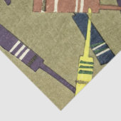 Cricket Bat Pattern Gift Wrapping Tissuepapier (Detail)