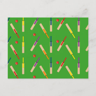 Cricket bats/balls Post Card Briefkaart