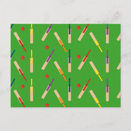 Cricket bats/balls Post Card Briefkaart (Voorkant)