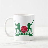 cricket batsman silhouette batball koffiemok (Links)