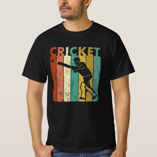 Cricket Bowler Bat Cricketer Gift T-shirt (Voorkant)