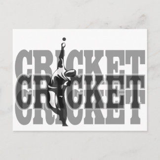 Cricket Bowler Briefkaart