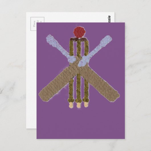 Cricket Briefkaart (Voorkant / Achterkant)