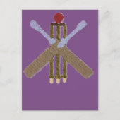 Cricket Briefkaart (Voorkant)