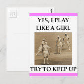 CRICKET BRIEFKAART (Voorkant / Achterkant)