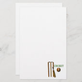 Cricket Briefpapier (Voorkant / Achterkant)