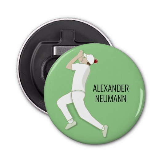 Cricket Button Flesopener (Voorkant)