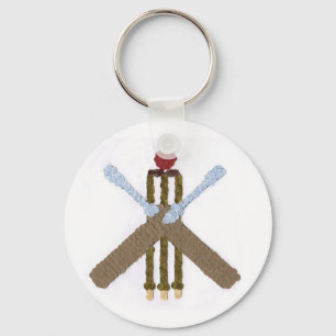 Cricket Button Keyring Sleutelhanger