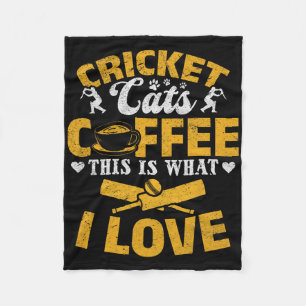 Cricket Cats Coffee Dit Is Wat Ik Leuk Vind - Cric Fleece Deken