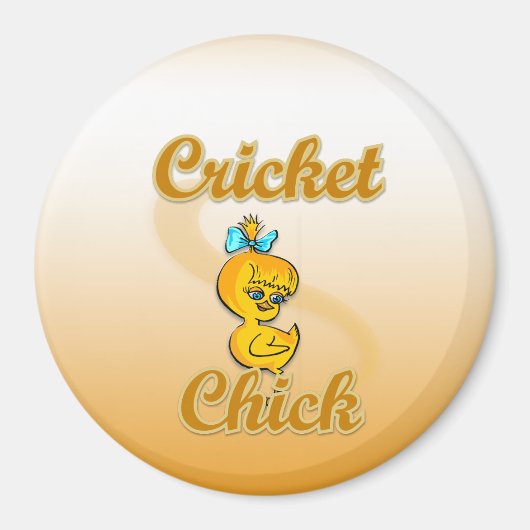 Cricket Chick Magneet (Voorkant)