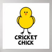 Cricket Chick Poster (Voorkant)