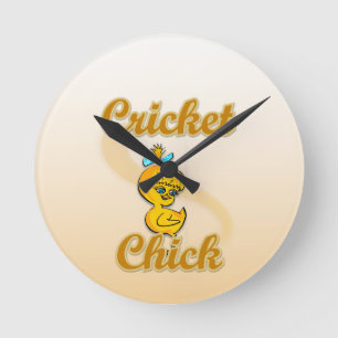 Cricket Chick Ronde Klok