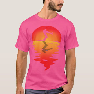 Cricket Cricket Sunset Cricket Player Cricket B T-shirt