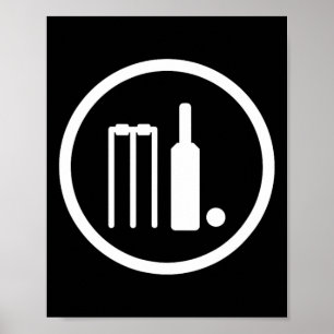 Cricket Cricketspeler Cricketspelers India Pakista Poster