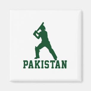 Cricket Cricketspeler Tsman Pakistan Sport Cadeau Magneet