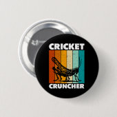 Cricket Cruncher  Ronde Button 5,7 Cm (Voorkant /achterkant)