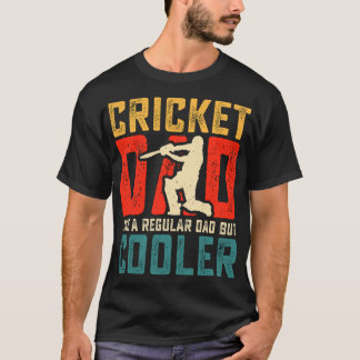 Cricket Dad Digitaal Basic Donker T-shirt