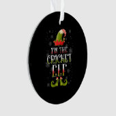 Cricket Elf Kerstmis Ornament (voorkant)