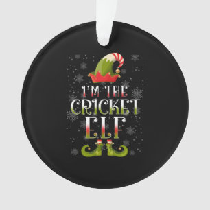 Cricket Elf Kerstmis Ornament
