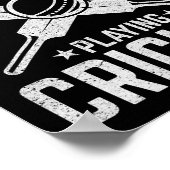 Cricket - Everything In Moderation Except Playing  Poster (Hoek)