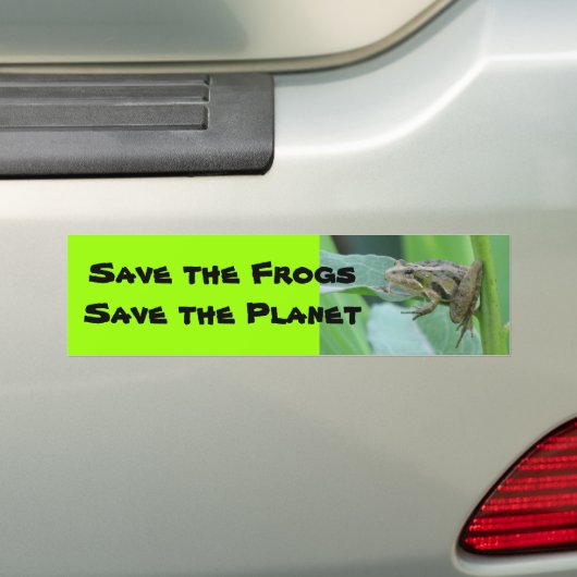 Cricket Frog Bumpersticker (Op auto)