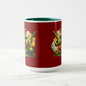 Cricket Gold Emblem Sport Inspired Combo Mug (Centre)