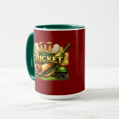 Cricket Gold Emblem Sport Inspired Combo Mug Mok (Voorkant links)
