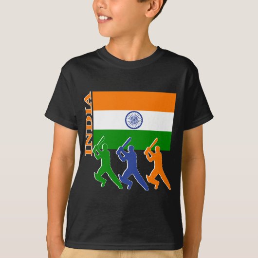 Cricket India T-shirt (Voorkant)