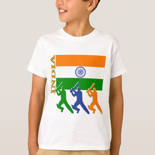 Cricket India T-shirt (Voorkant)