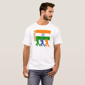 Cricket India T-shirt (Voorkant volledig)