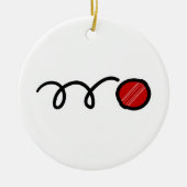 Cricket Keramisch Ornament (Voorkant)