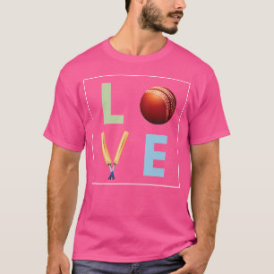 Cricket liefde voor cricket sport speler Funny Cri T-shirt