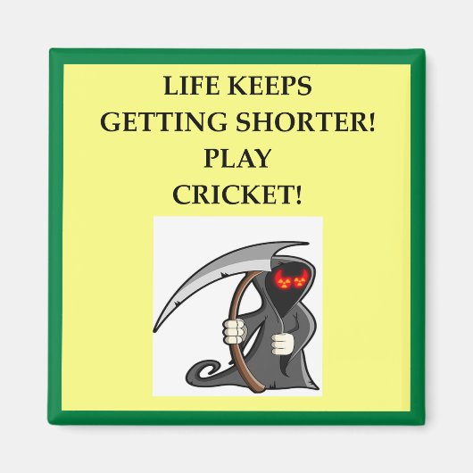 CRICKET MAGNEET (Voorkant)