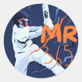 Cricket Mr 365 Ronde Sticker