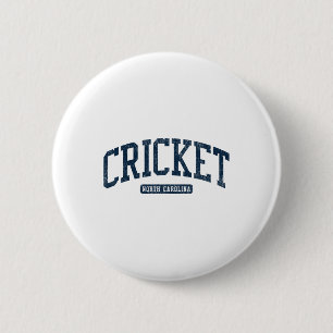 Cricket North Carolina Nc College Universiteit Sti Ronde Button 5,7 Cm