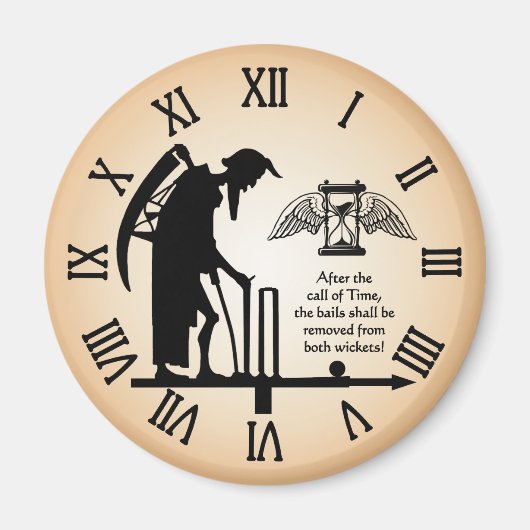 Cricket Old Father Time Magnet Magneet (Voorkant)
