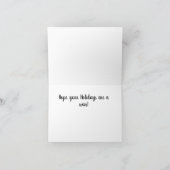 Cricket ontwerp kerstkaart kaart (Binnen)