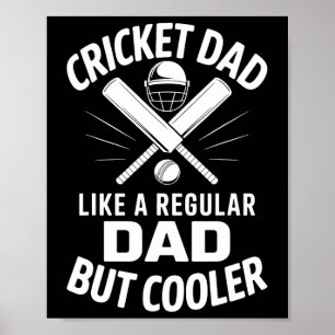 Cricket Papa Grappige Cricket Poster