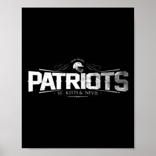 Cricket Patriots St. Kitts en Nevis in nood  Poster