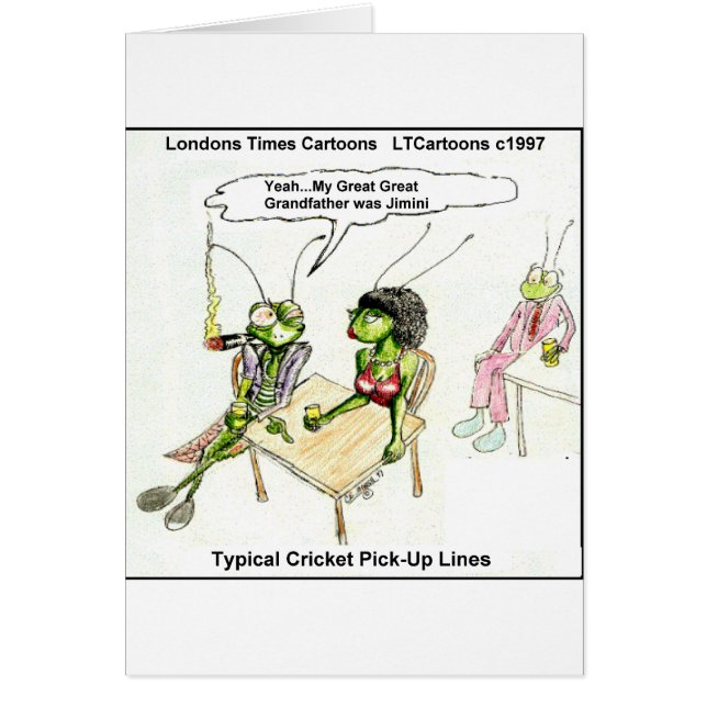 Cricket Pick-up Lines Funny (Voorkant)