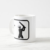 Cricket Player Pro Koffiemok (Voorkant links)