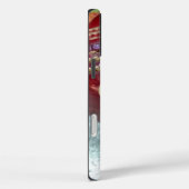 Cricket: Red Hard Ball Art Print Case-Mate iPhone Case (Achterkant / Rechts)