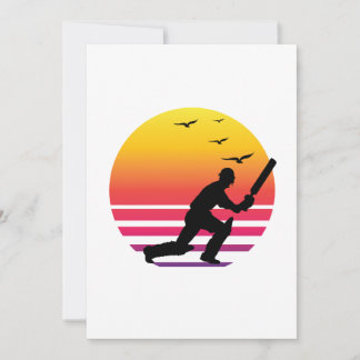 Cricket retro zonsondergang, #Cricket Kaart