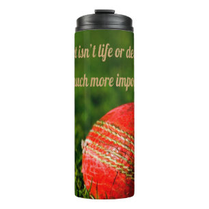 Cricket Rode Bal Grappig Motiverend Thermosbeker