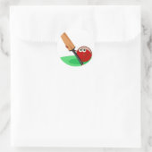 Cricket Ronde Sticker (Tas)