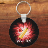 Cricket; rood sleutelhanger (Voorkant)
